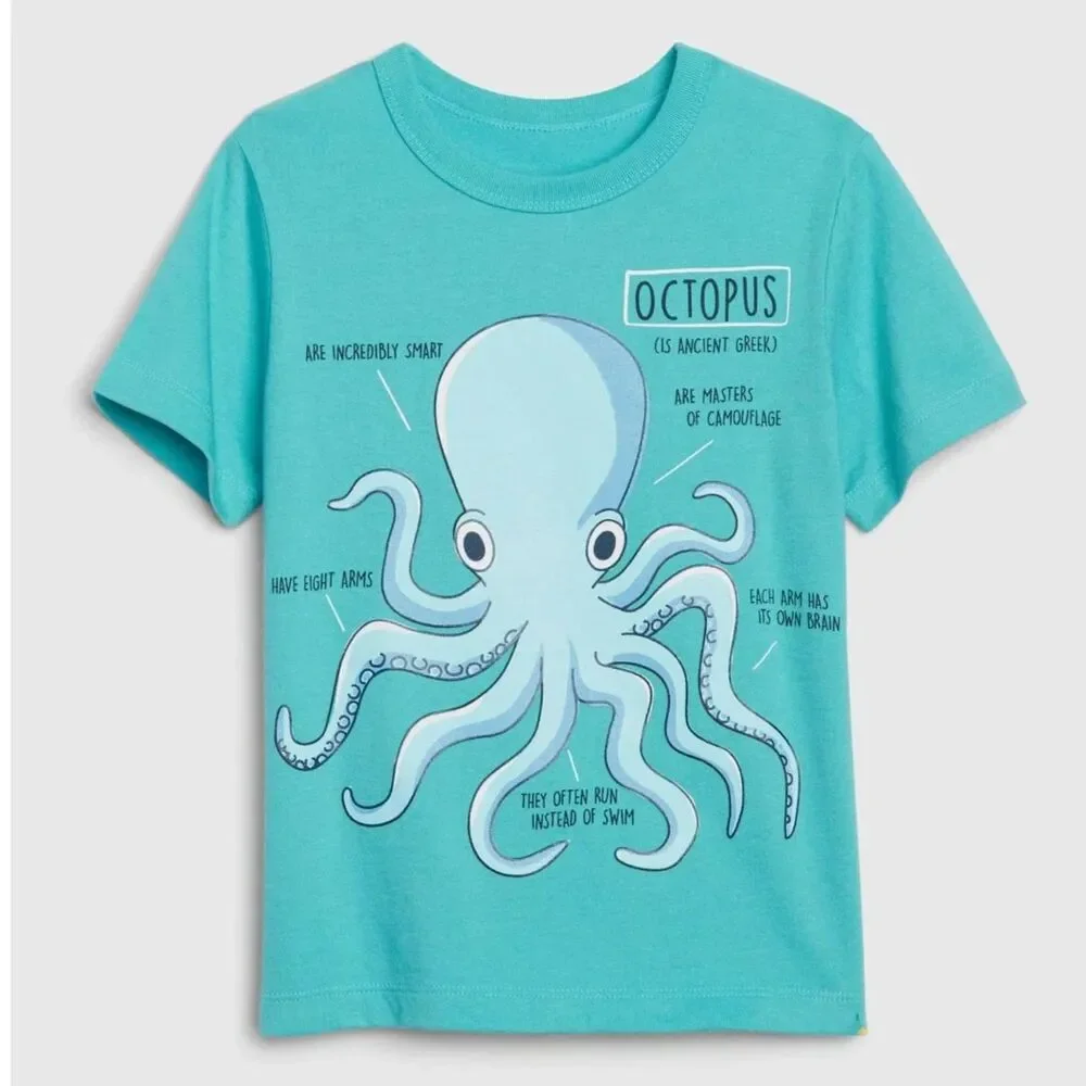 Gap Baby & Toddler Mix & Match Octopus T-Shirt - 4T